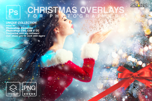 Download Christmas Overlay, Glitter Overlays - Christmas overlay Collection